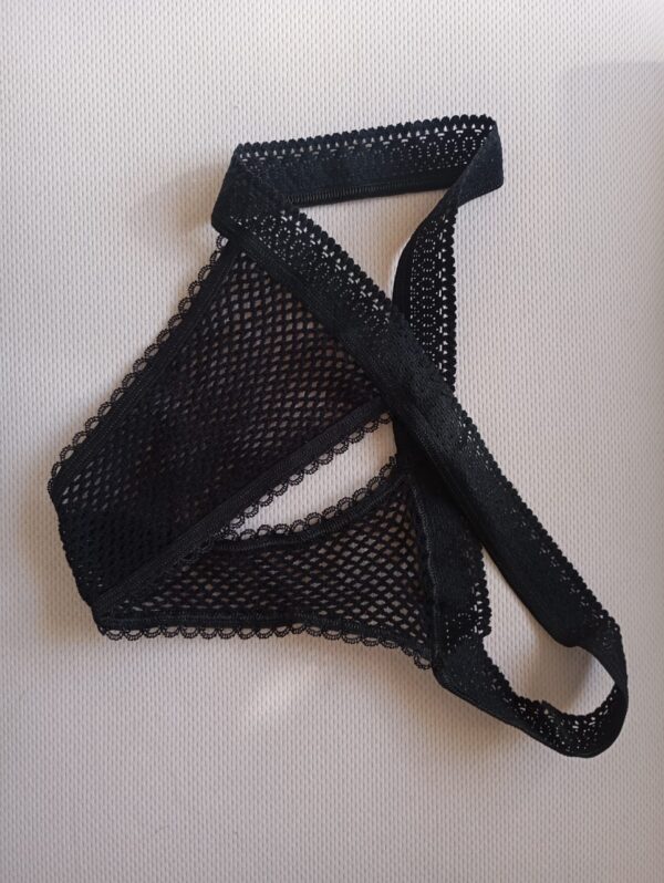 Colaless de Red con Elástico Negra Fantasía Pasionel