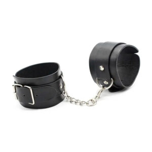Esposas para Manos o Tobillo eco-cuero NEGRAS