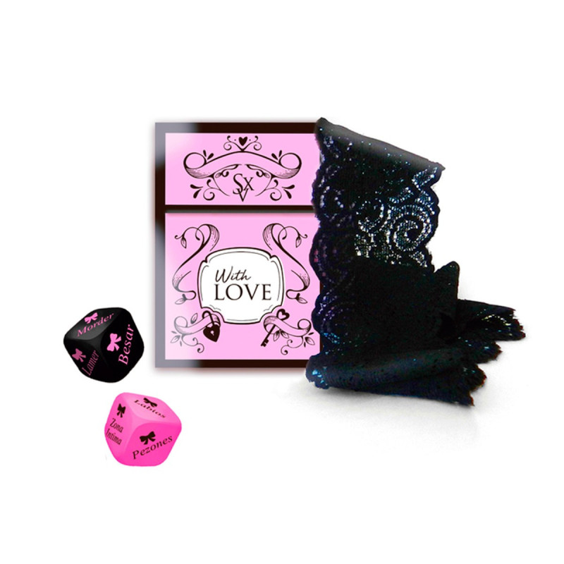 Love Kit Lazo de Ojos + Dados de juegos Sexitive