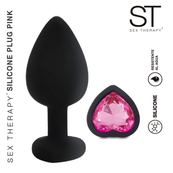 PLUG DE SILICONA PINK MEDIUM
