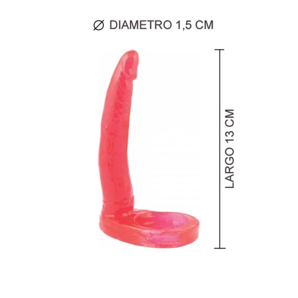 Anillo para doble penetración Hot Finger largo