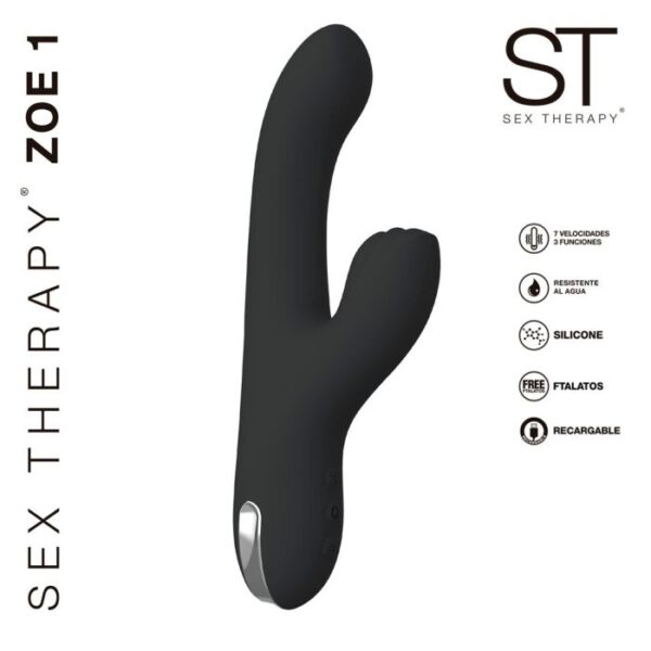 Doble estimulador ZOE 1 - Black