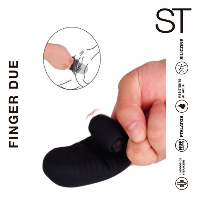 Estimulador de punto G con vibración-FINGER DUE - Image 2