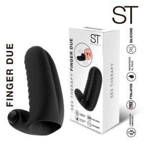 Estimulador de punto G con vibración-FINGER DUE