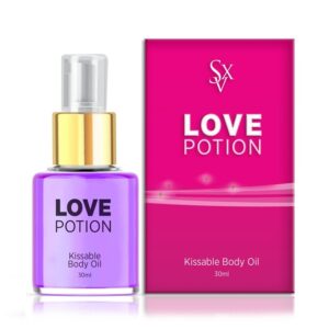 ACEITE para masajes comestible LOVE POTION Sabor Frutos Rojos 30ml - Sexitive