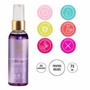Gel Lubricante intimo sabor Frutos rojos 75 ml-CALINS