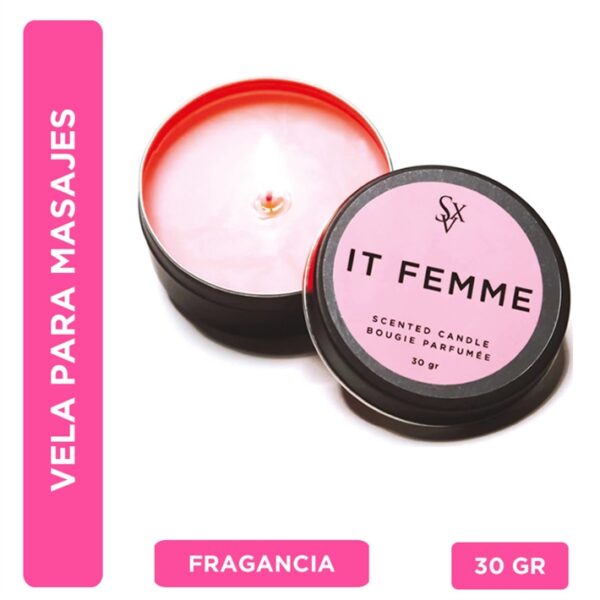 Vela de Masajes IT FEMME 30gr - Sexitive