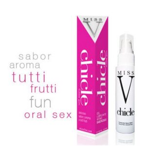 Gel Lubricante íntimo p/sexo oral sabor chicle 50 ml- Miss V